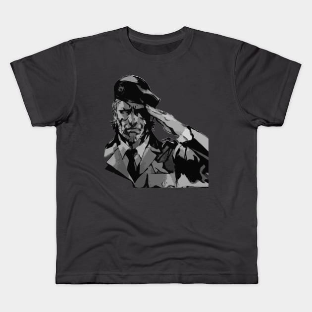 Big Boss Kids T-Shirt by sketchfiles